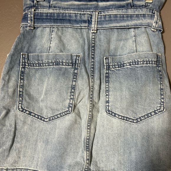 FREE PEOPLE NWT Jean Mini skirt SIZE:0 - Picture 11 of 12